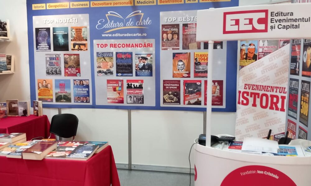 Editura Evenimentul Zilei și Capital: Topul celor mai vândute cărți la Bookfest 2023