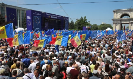 protest pro ue moldova