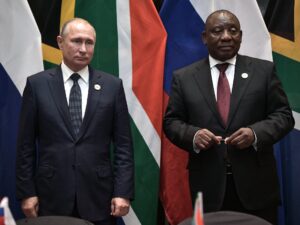 putin si presedintele africii de sud