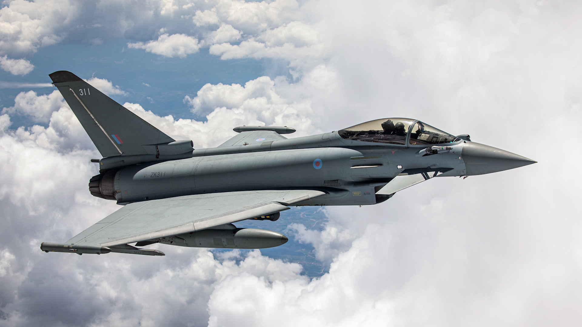Typhoon, avion de vânătoare britanic (sursă foto: EuroAsia Times)