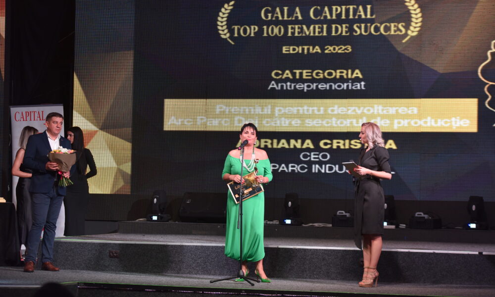 Gala Top 100 Femei de Succes. Adriana Cristea, Arc Parc: „Acest proiect este proiectul meu de suflet“