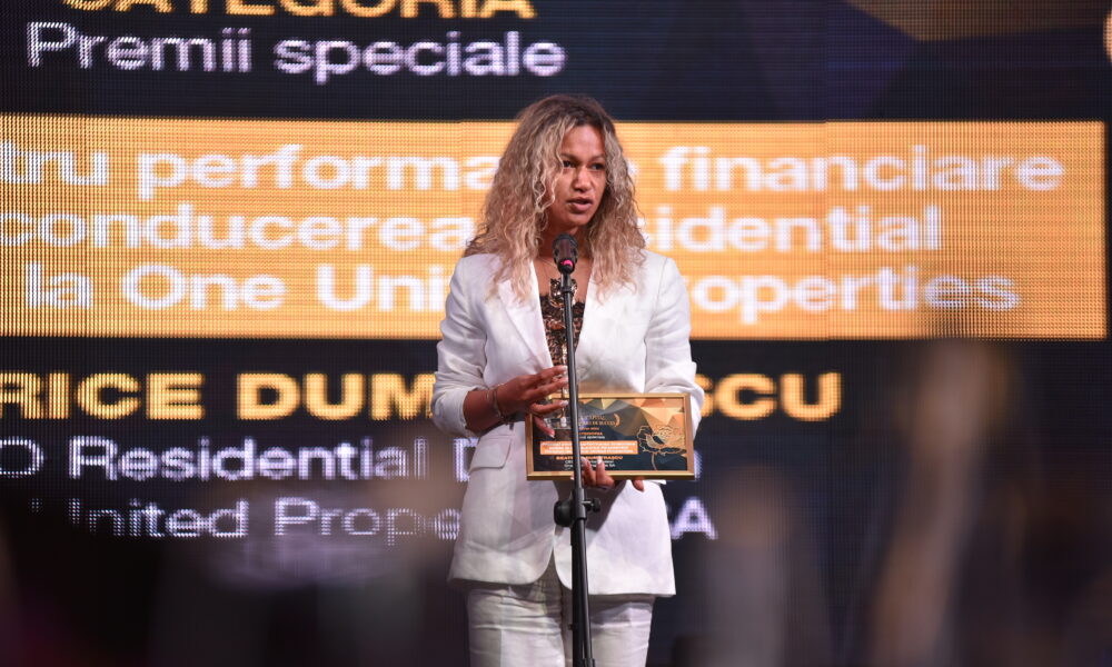 Top 100 femei de succes 2023. Beatrice Dumitrașcu, One United Properties: ”Da, este vorba despre oameni, despre echipe, despre ceeea ce facem în fiecare zi”