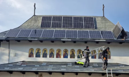 panouri fotovoltaice biserica (sursă foto: Basilica)