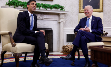 Rishi Sunak și Joe Biden; sursă foto: The Sun