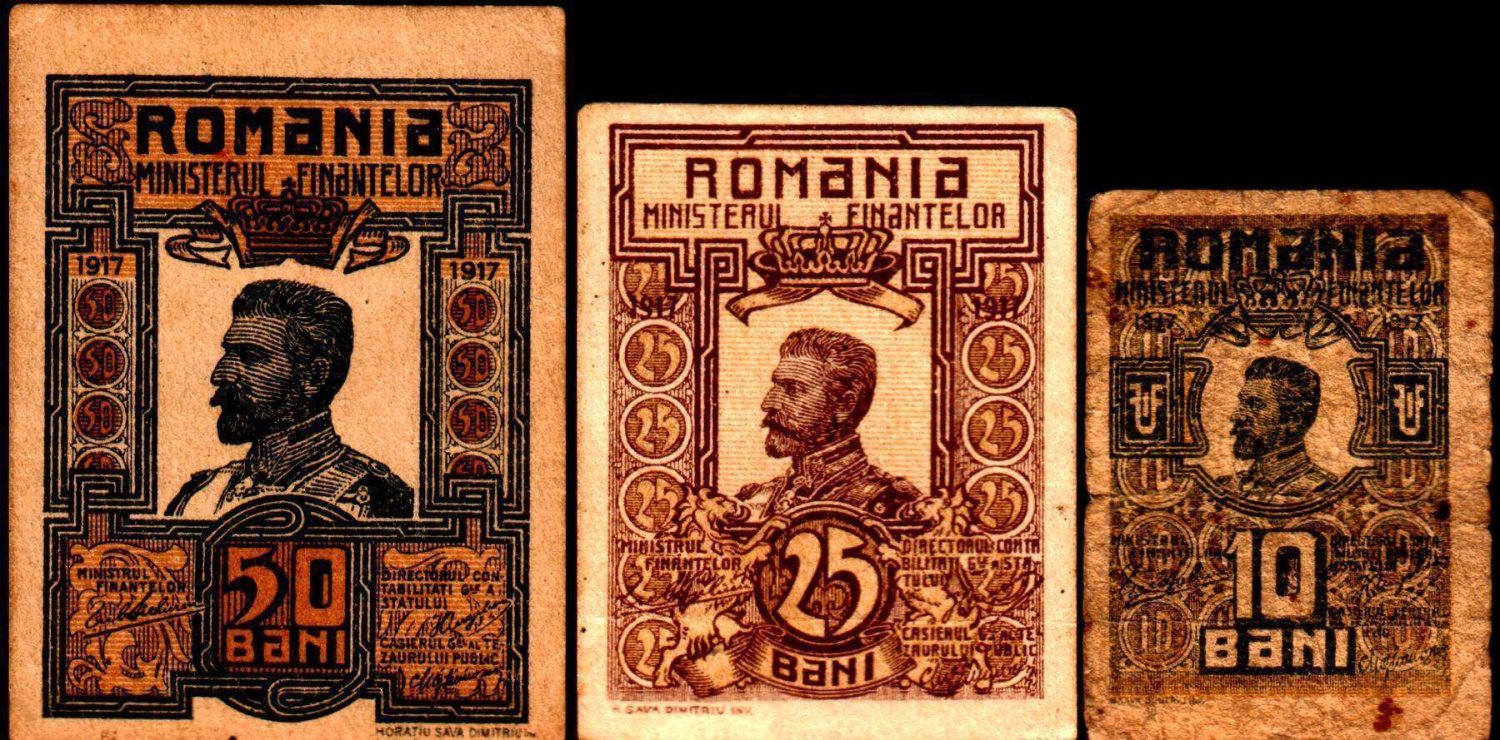 bancnote românești din secolul XX, înainte de Marea Unire din 1918 (sursă foto: Ziarul Lumina)
