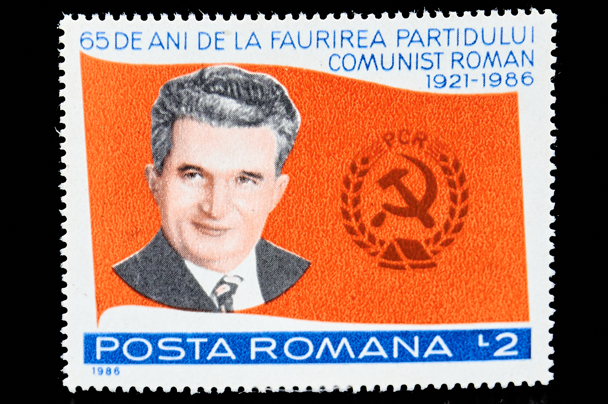 timbru cu Nicolae Ceausesc