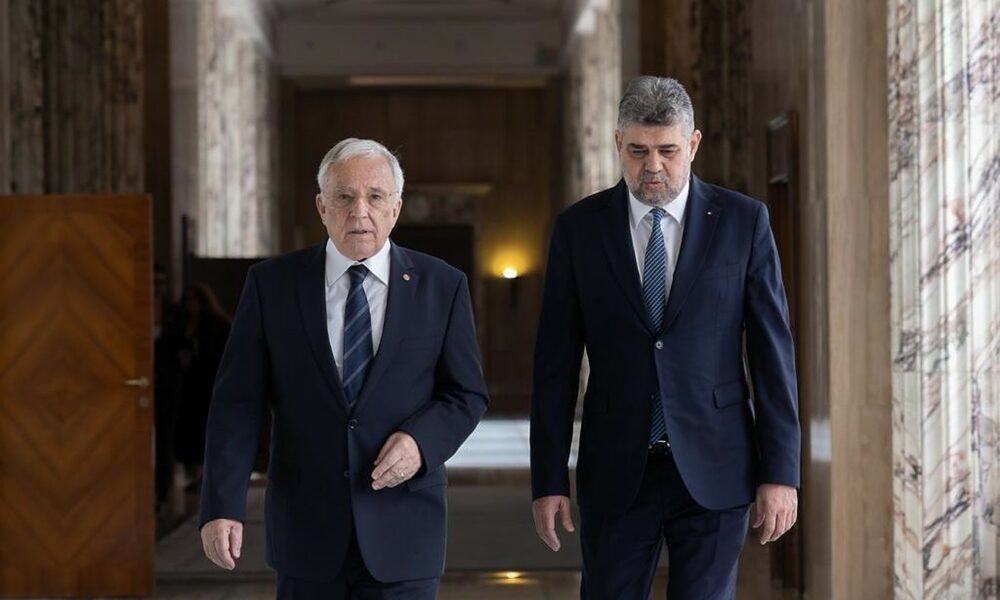 Marcel Ciolacu și Mugur Isărescu, întâlnire la Guvern. Climatul economic și inflația au fost principalele subiecte abordate