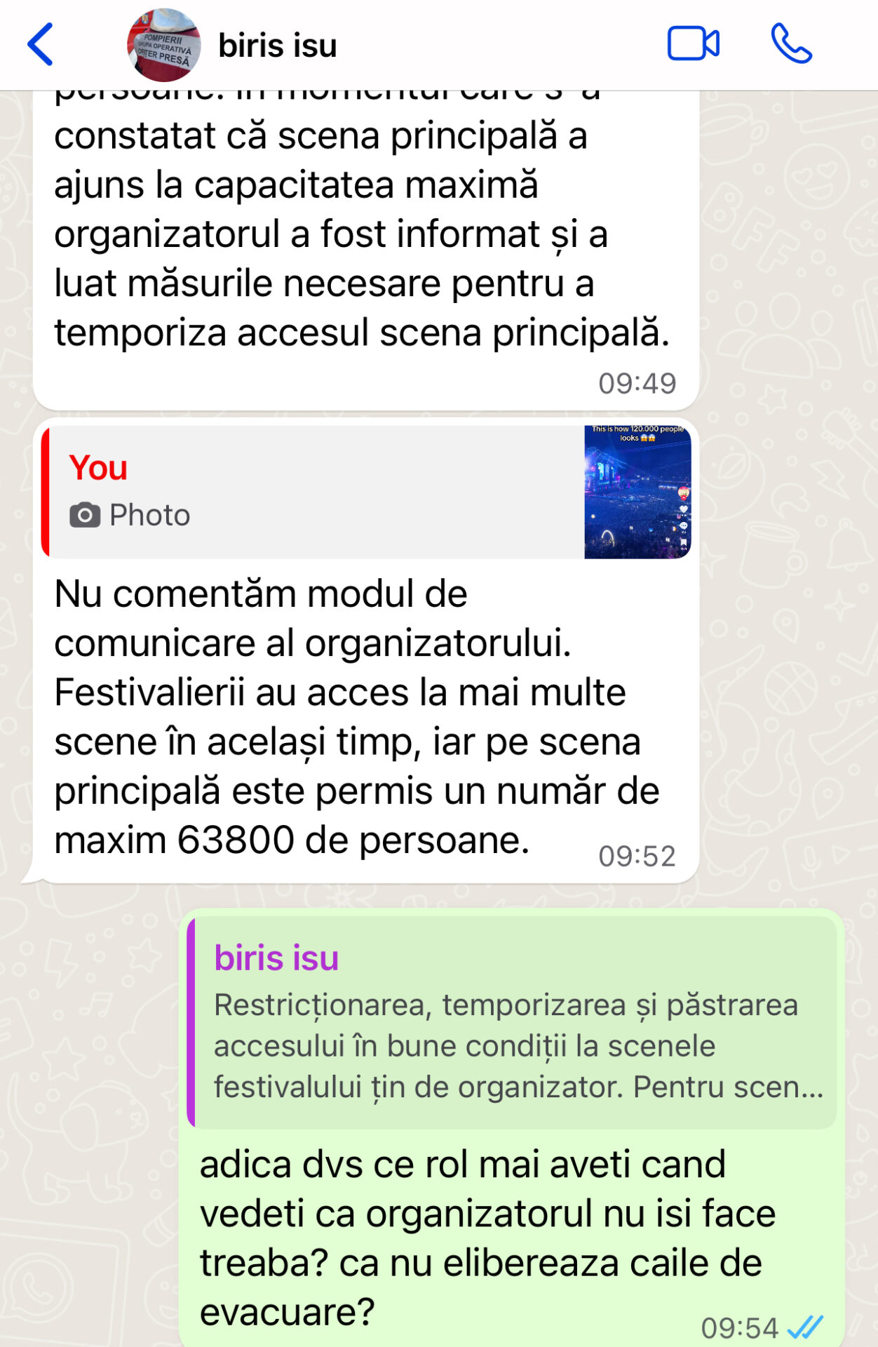 Conversație între Andrei Biriș și Ziarul de Cluj, sursa foto Ziarul de Cluj