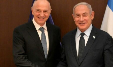 Mircea Geoană și Netanyahu Sursa foto The Jewish Press