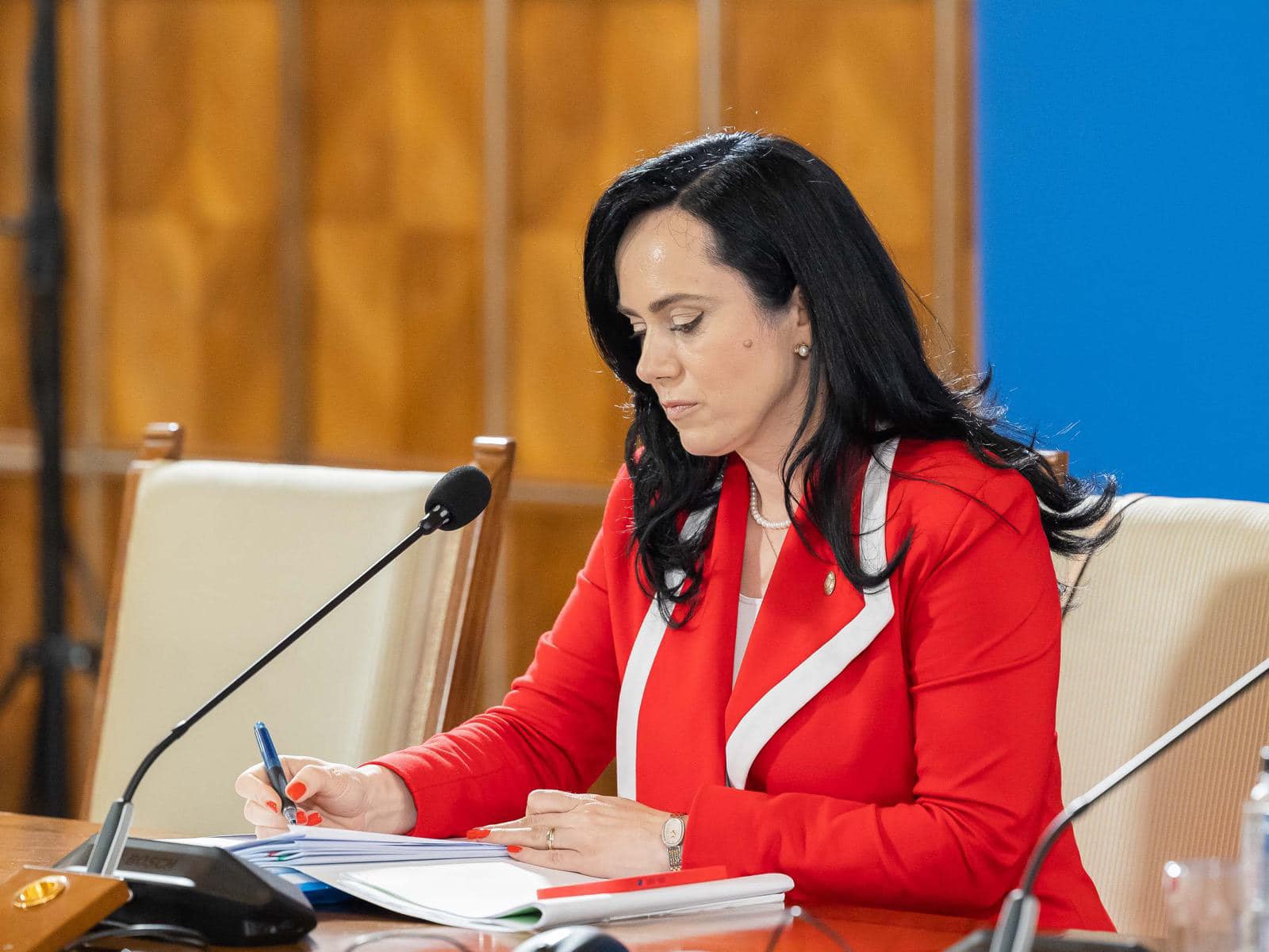 Simona Bucura-Oprescu, ministrul Muncii, sursa foto defapt.ro