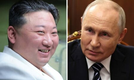 kim jong un vladimir putin (sursă foto: The Telegraph)