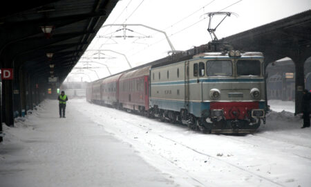 Tren zapadă Sursă foto: Ziarul Financiar