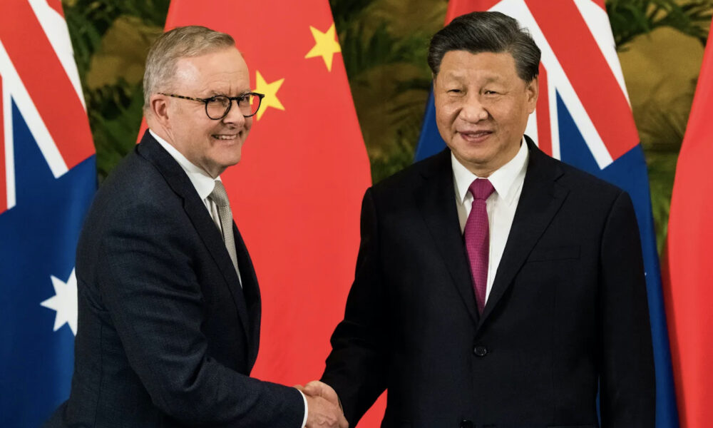 Relații mai bune între China și Australia! Xi s-a întâlnit cu premierul Albanese