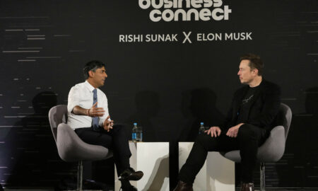 Rishi sunak și elon musk (sursă foto: TIME)