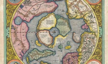 Una din primele hăriți ale Oceanului Arctic, Sursa foto Visual Capitalist