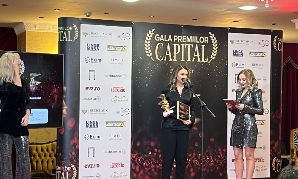 Gala Premiilor Capital. Cristina Sava, Kanal D: „Promitem să aducem în continuare calitate pe piața media din România”