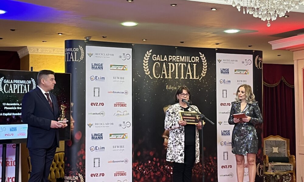 Gala Premiilor Capital. Carmencita Constantin, GE Power: „Toate aceste momente grele ne-au făcut mai puternici și mai uniți”