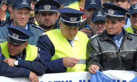 Polițiștii protestează. Cer aplicarea condițiilor legale de muncă