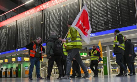 Greva aeroport sursă foto: Bloomberg.com