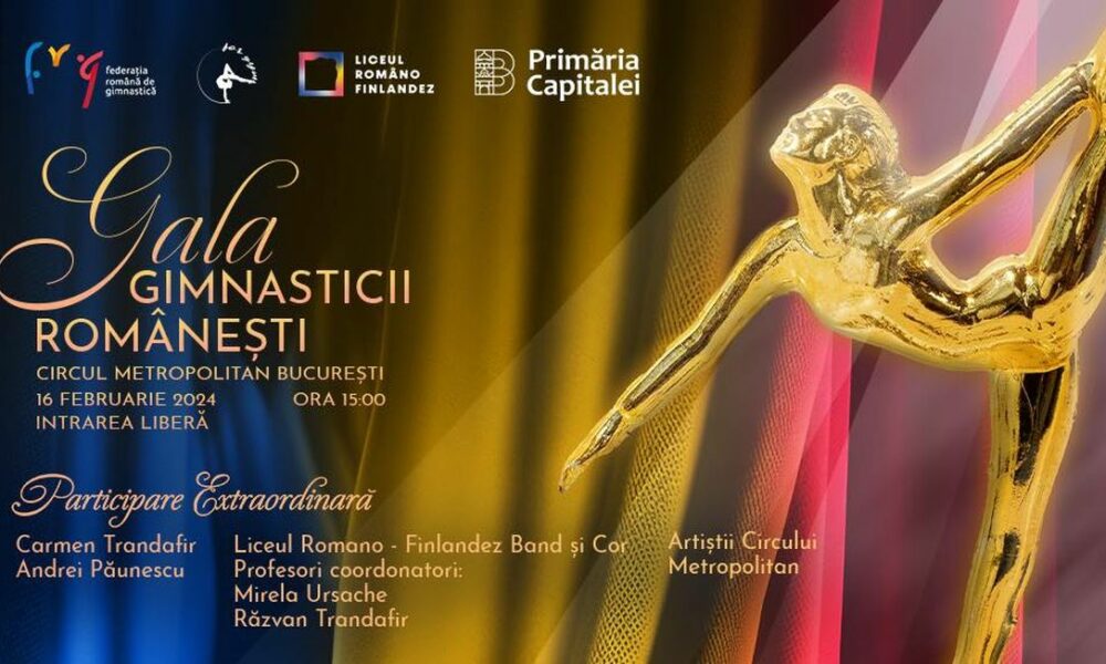 Performanța, premiată! Pe data de 16 februarie va avea loc „Gala gimnasticii românești”
