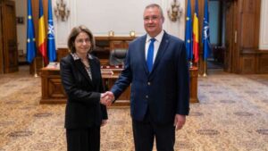 Nicolae Ciuca și ambasadoarea Greciei la București Sursa foto Arhiva companiei