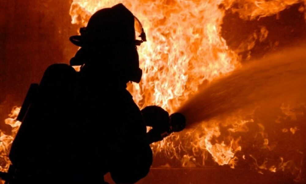 Incendiu masiv la o pensiune din Delta Dunării. Pompierii au intervenit cu trei ambarcațiuni speciale
