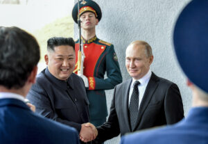 Rusia coreea de nord kim putin (sursă foto: Times of Israel)