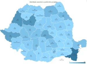 Harta proiectelor pe județe