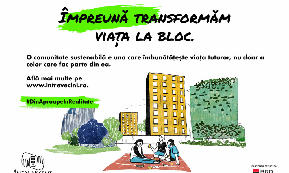 ÎntreVecini: Românii ce stau la bloc au șansa să primească 15.000 de euro pentru comunitatea din care fac parte