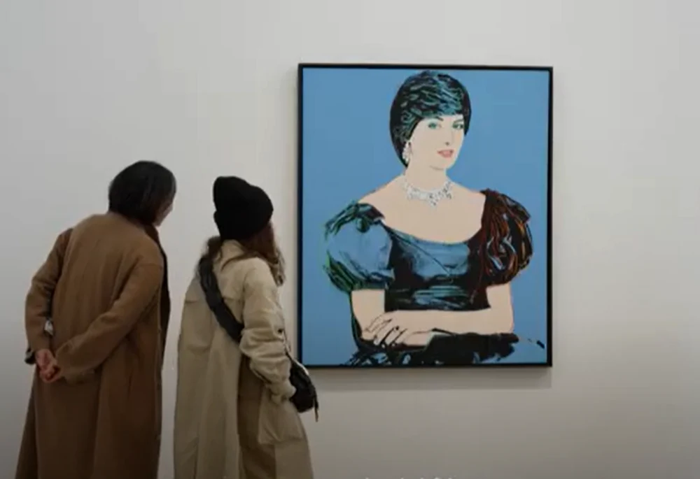 Portretul al prințesei Diana creat de Andy Warhol 