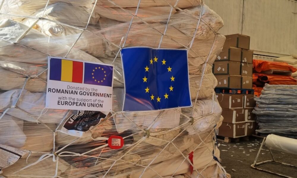 România a trimis ajutor pentru Gaza! Produsele donate au fost scoase din stocurile de urgență