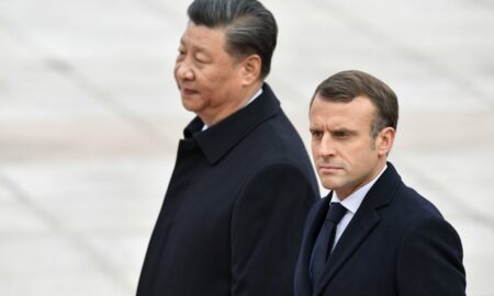 emmanuel macron xi jinping (sursă foto: Newsweek)