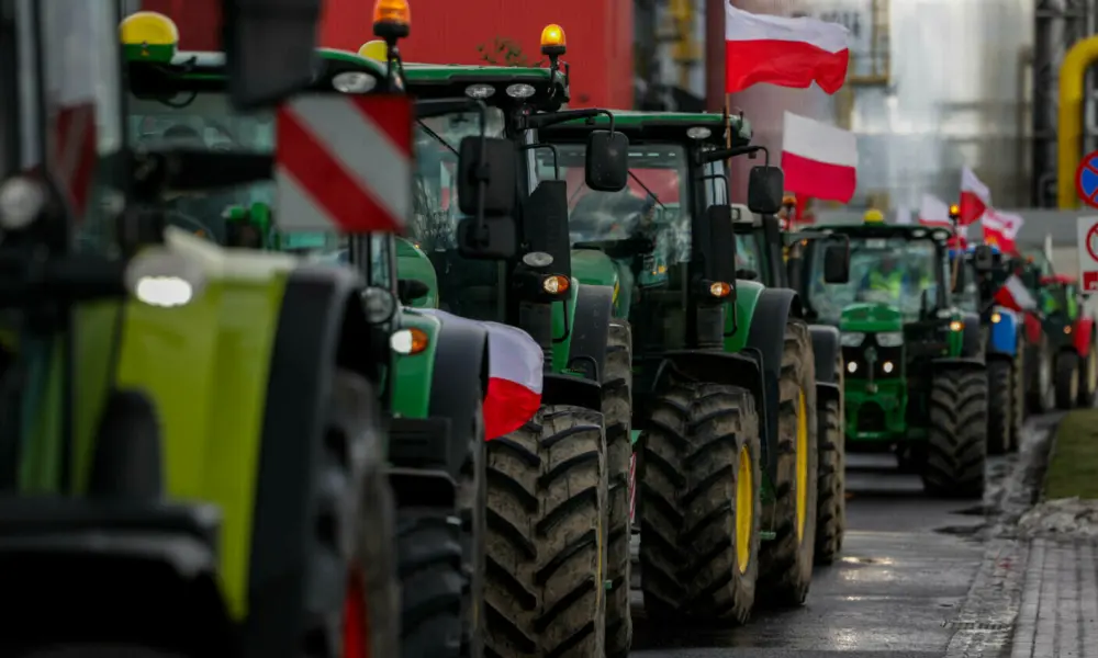 Continuă revoluția fermierilor. Noi manifestații ale polonezilor la granița cu Lituania