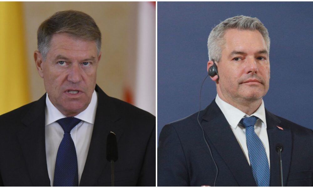 Se discută soarta Schengen. Cancelarul austriac Karl Nehammer, întrevedere cu Klaus Iohannis