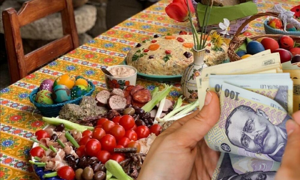Fără bani în buzunar! Sumele pe care românii le-au cheltuit pentru masa de Paște