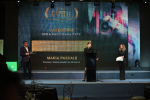 Capital Top 100 Manageri 2024. Maria Pascale, fondator al Mental Health for Romania: „Anxietatea are un coeficient de dizabilitate mai ridicat decât orbirea completă”