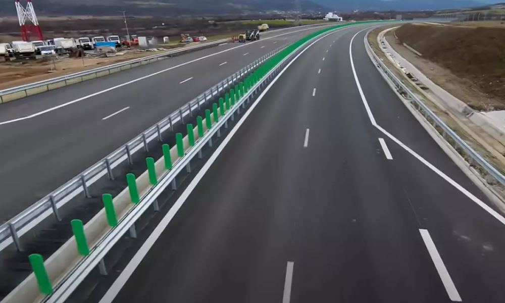 Stadiul lucrărilor pe secțiunea Pitești-Curtea de Argeș. Cei 15 kilometri sunt finalizați în proporție de 95%
