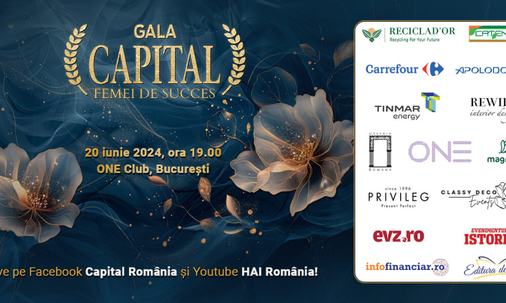 Cele mai puternice femei din România, premiate la Gala Capital Femei de Succes 2024