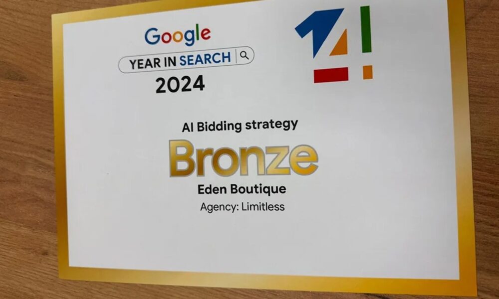 Limitless Agency obține 3 premii în cadrul Google Search Excellence Awards 2024