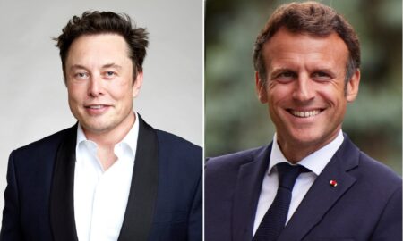 Elon Musk Emmanuel Macron (sursǎ foto: Mediafax)